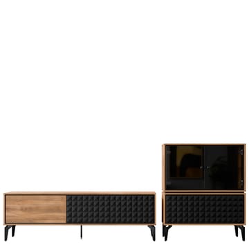 Lorvenn Møbelsett for stue - Brun/Svart - Oppbevaring - Oppbevaringsmøbler - Møbelsett til stue