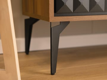 Lorvenn Skjenk 190x40 cm - Brun/Svart - Oppbevaring - Oppbevaringsmøbler - Sideboard & skjenk