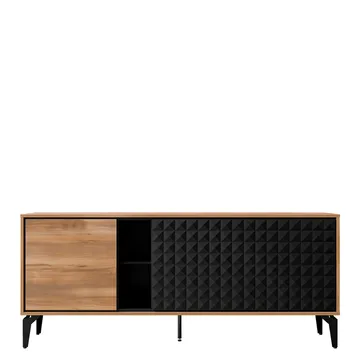 Lorvenn Skjenk 190x40 cm - Brun/Svart - Oppbevaring - Oppbevaringsmøbler - Sideboard & skjenk