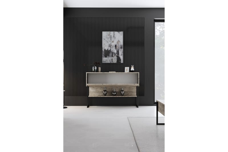 Luxe Møbelssett for Stue - Beige/Svart - Oppbevaring - Oppbevaringsmøbler - Møbelsett til stue