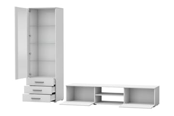 Lyrosen Møbelsett for Stue - Beige - Oppbevaring - Oppbevaringsmøbler - Møbelsett til stue