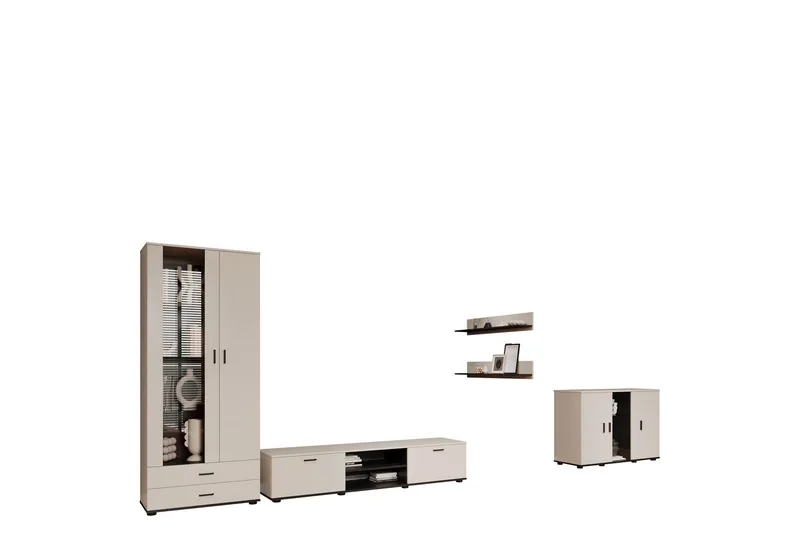 Lyrosen Møbelsett for Stue, Beige