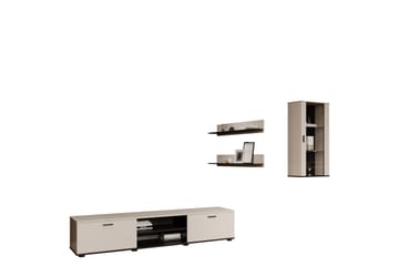 Lyrosen Møbelsett for Stue - Beige - Oppbevaring - Oppbevaringsmøbler - Møbelsett til stue