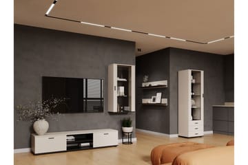 Lyrosen Møbelsett for Stue - Beige - Oppbevaring - Oppbevaringsmøbler - Møbelsett til stue