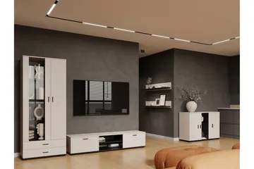 Lyrosen Møbelsett for Stue - Beige - Oppbevaring - Oppbevaringsmøbler - Møbelsett til stue