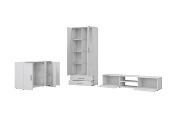 Lyrosen Møbelsett for Stue - Beige - Oppbevaring - Oppbevaringsmøbler - Møbelsett til stue