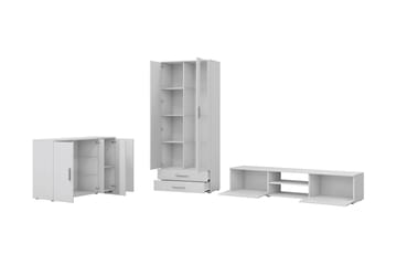 Lyrosen Møbelsett for Stue - Beige - Oppbevaring - Oppbevaringsmøbler - Møbelsett til stue