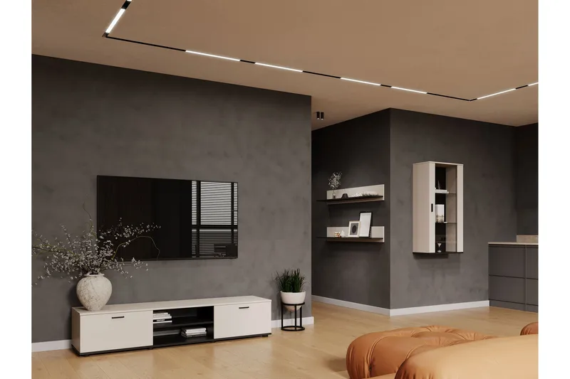 Lyrosen Møbelsett for Stue - Beige - Oppbevaring - Oppbevaringsmøbler - Møbelsett til stue