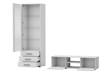 Lyrosen Møbelsett for Stue - Beige - Oppbevaring - Oppbevaringsmøbler - Møbelsett til stue