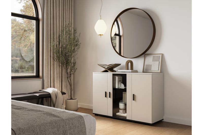 Lyrosen Skjenk 120 cm i Lyst Tre - Beige - Oppbevaring - Oppbevaringsmøbler - Sideboard & skjenk