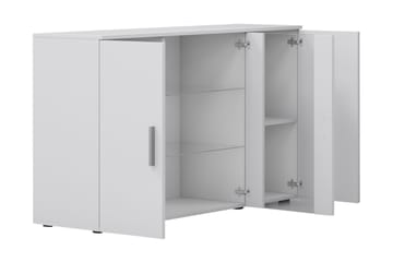 Lyrosen Skjenk 120 cm i Tre med Glassdør - Beige - Oppbevaring - Oppbevaringsmøbler - Sideboard & skjenk