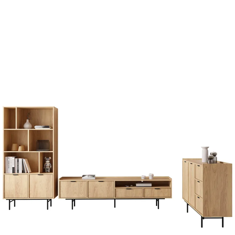 møbelsett Edison Hickory-eik, Hickory-eik