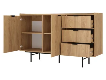 møbelsett Edison Hickory-eik - Hickory-eik - Oppbevaring - Oppbevaringsmøbler - Møbelsett til stue