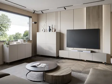 møbelsett Møbelsett PHUKET II beige - Oppbevaring - Oppbevaringsmøbler - Møbelsett til stue