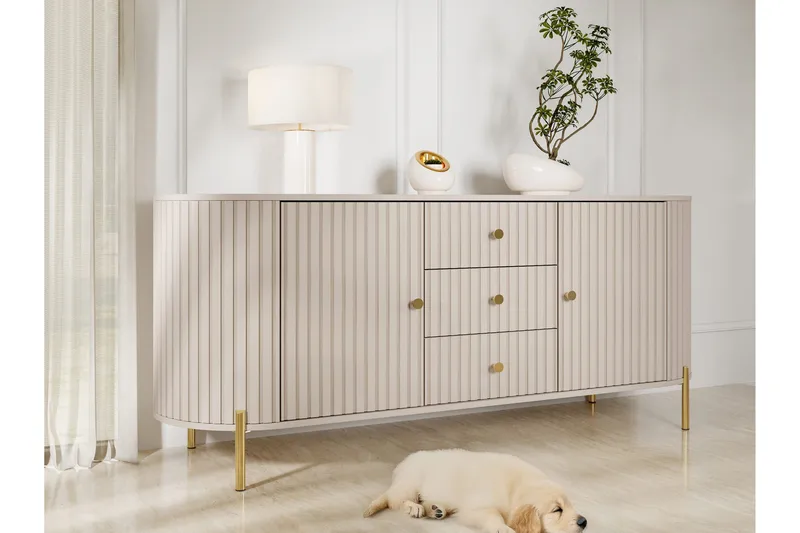 Maggio Skjenk 178x43 cm - Beige - Oppbevaring - Oppbevaringsmøbler - Sideboard & skjenk