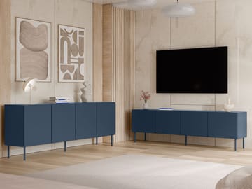 Marros Møbelsett Skjenk 200 cm - Blå - Oppbevaring - Oppbevaringsmøbler - Møbelsett til stue