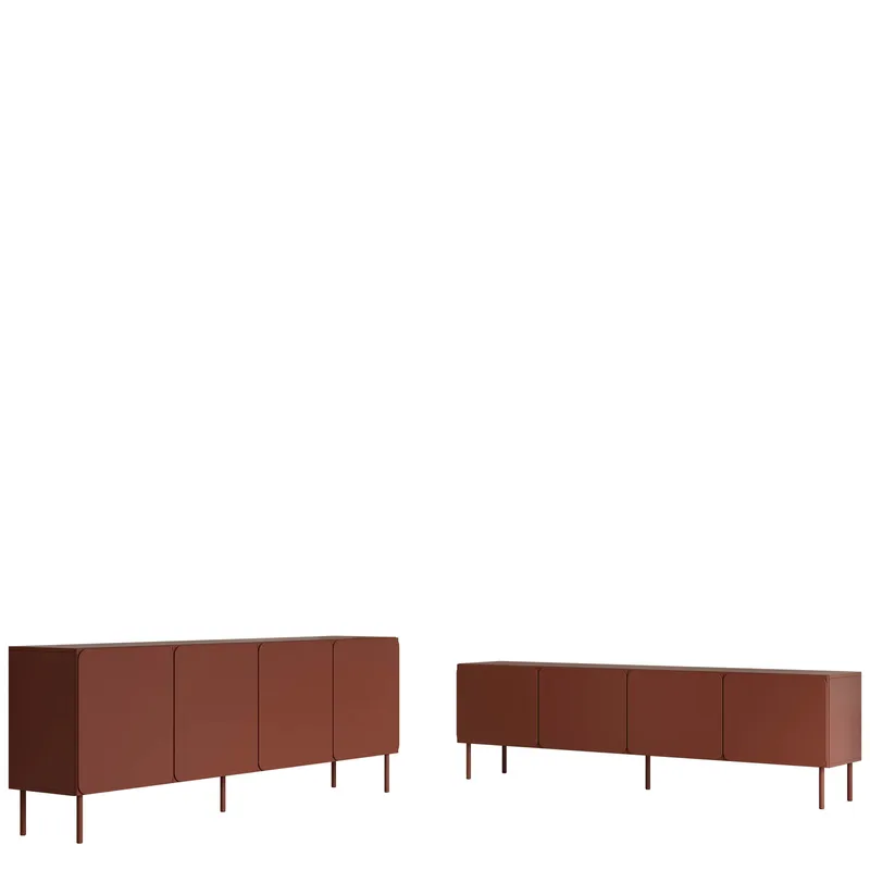 Marros Møbelsett Skjenk 200 cm, Toskansk rød