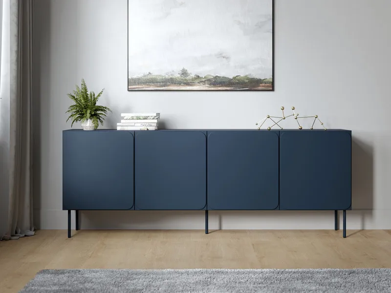 Marros Skjenk 200 cm - Blå - Oppbevaring - Oppbevaringsmøbler - Sideboard & skjenk