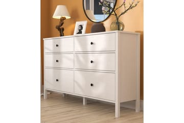 Meyric Hjørnekommode 154 cm - Natur/Hvit - Oppbevaring - Oppbevaringsmøbler - Kommode