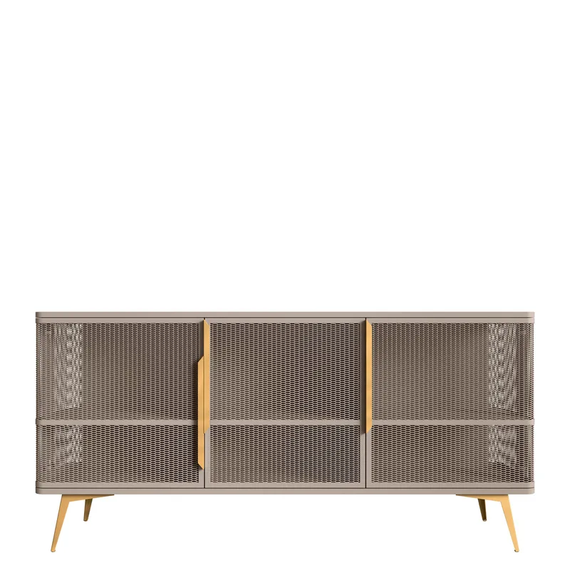 Mireva skjenk 180 cm - beige, gull - Oppbevaring - Oppbevaringsmøbler - Sideboard & skjenk