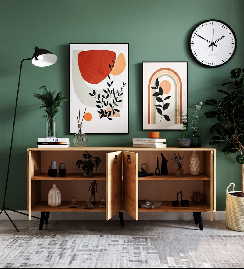 Mivora Konsollbord 180 cm - Sapphire Oak - Oppbevaring - Oppbevaringsmøbler - Sideboard & skjenk