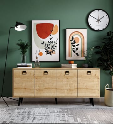 Mivora Konsollbord 180 cm - Sapphire Oak - Oppbevaring - Oppbevaringsmøbler - Sideboard & skjenk