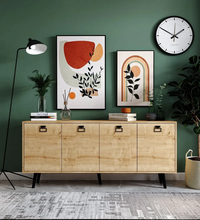 Mivora Konsollbord 180 cm - Sapphire Oak - Oppbevaring - Oppbevaringsmøbler - Sideboard & skjenk