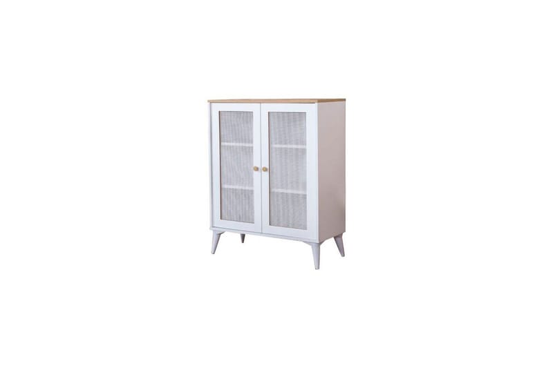 Mjudi Skjenk 90x41 cm - Natur/Hvit - Oppbevaring - Oppbevaringsmøbler - Sideboard & skjenk