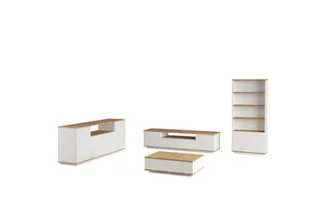 Anari Møbelsett til stuen - Hvit - Oppbevaring - Oppbevaringsmøbler - Møbelsett til stue