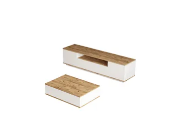 Anari Møbelsett til stuen - Hvit - Oppbevaring - Oppbevaringsmøbler - Møbelsett til stue