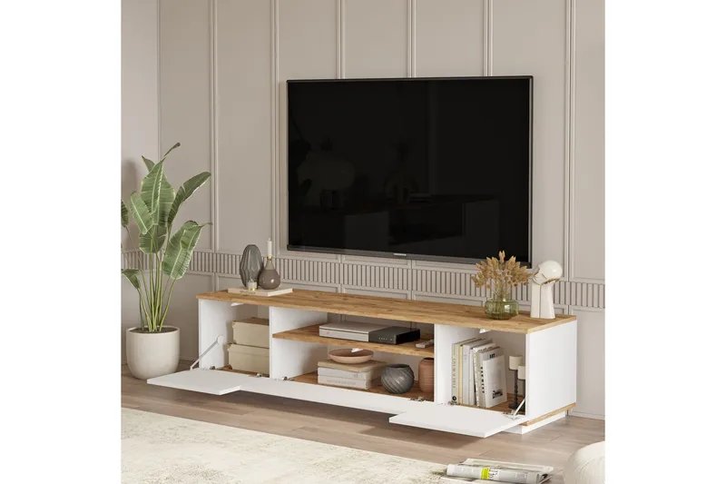 Anari Møbelsett til stuen - Hvit - Oppbevaring - Oppbevaringsmøbler - Møbelsett til stue