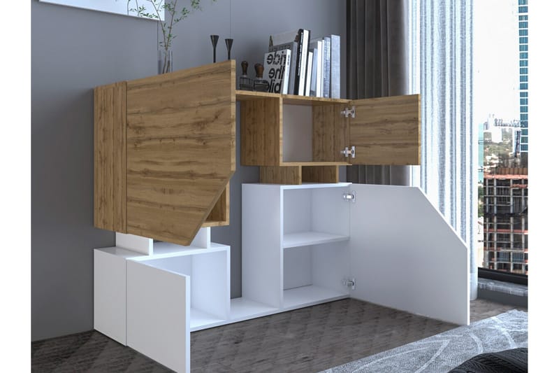 Carbost Möbelset För Vardagsrum Anthracite - Oppbevaring - Oppbevaringsmøbler - Møbelsett til stue