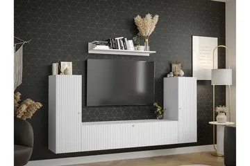 Dunvegan Möbelset För Vardagsrum White - Oppbevaring - Oppbevaringsmøbler - Møbelsett til stue