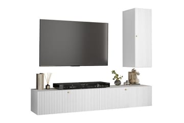 Dunvegan Möbelset För Vardagsrum White - Oppbevaring - Oppbevaringsmøbler - Møbelsett til stue