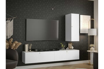 Dunvegan Möbelset För Vardagsrum White - Oppbevaring - Oppbevaringsmøbler - Møbelsett til stue