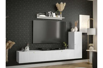 Dunvegan Möbelset För Vardagsrum White - Oppbevaring - Oppbevaringsmøbler - Møbelsett til stue