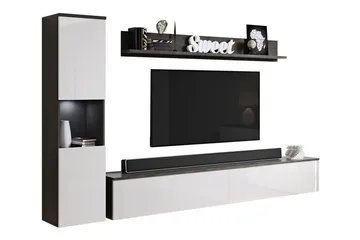 Galbally Møbelsett For Stue - Hvid - Oppbevaring - Oppbevaringsmøbler - Møbelsett til stue