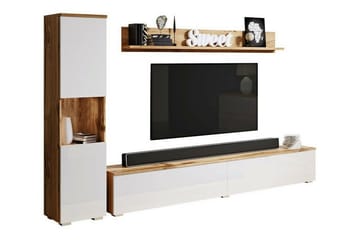 Galbally Möbelset För Vardagsrum Brown - Oppbevaring - Oppbevaringsmøbler - Møbelsett til stue