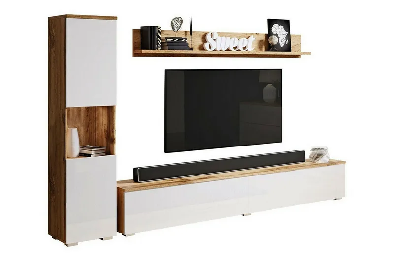 Galbally Möbelset För Vardagsrum Brown