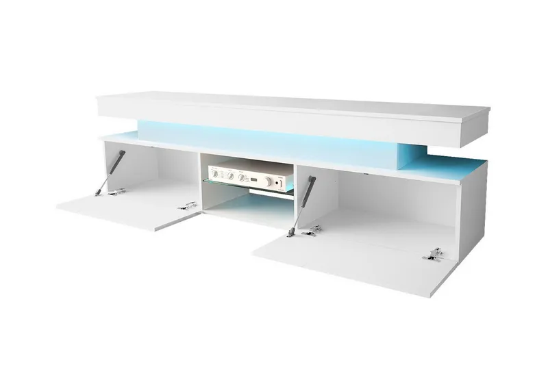 Glenndale Møbelsett For Stue - Hvid - Oppbevaring - Oppbevaringsmøbler - Møbelsett til stue