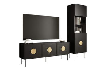 Juniskär Møbelsett for stue - Svart - Oppbevaring - Oppbevaringsmøbler - Møbelsett til stue