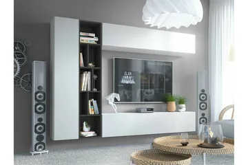 Kintore Møbelsett for stue - Hvid - Oppbevaring - Oppbevaringsmøbler - Møbelsett til stue