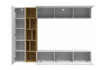 Kintore Møbelsett for stue - Hvid - Oppbevaring - Oppbevaringsmøbler - Møbelsett til stue