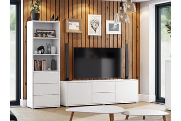 Kintore Möbelset För Vardagsrum White - Oppbevaring - Oppbevaringsmøbler - Møbelsett til stue