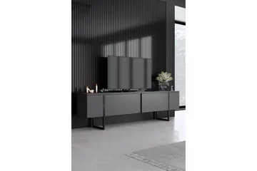 Luxe Møbelsett til stuen - Antrasitt - Oppbevaring - Oppbevaringsmøbler - Møbelsett til stue