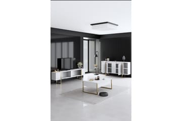 Luxe Møbelsett til stuen - Hvit - Oppbevaring - Oppbevaringsmøbler - Møbelsett til stue