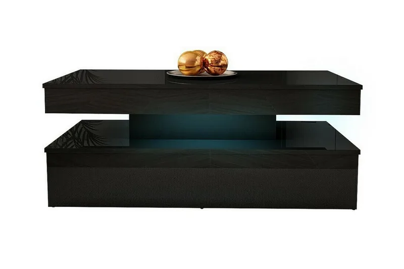 Møbelsett for stue Glenndale - Svart - Oppbevaring - Oppbevaringsmøbler - Møbelsett til stue