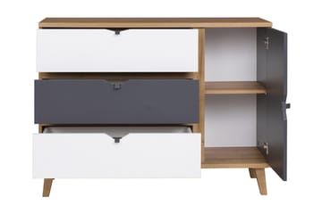 Memone Møbelsett Stue - Beige / Grå /  Hvit - Oppbevaring - Oppbevaringsmøbler - Møbelsett til stue