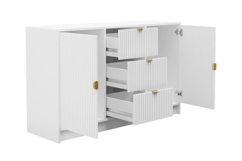 Novaj Møbelsett for stue - Hvid - Oppbevaring - Oppbevaringsmøbler - Møbelsett til stue