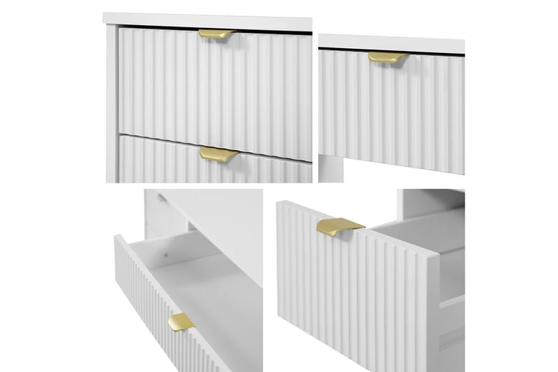 Novaj Møbelsett for stue - Hvid - Oppbevaring - Oppbevaringsmøbler - Møbelsett til stue